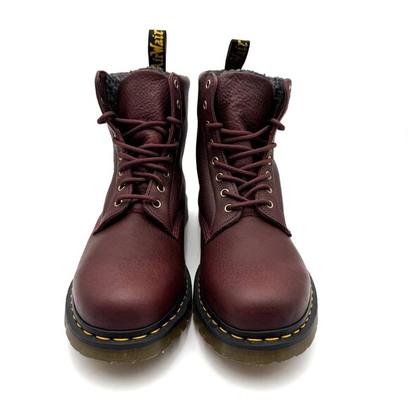 Dr. Martens 1460 WL Grizzly Boot Men\'s Size 13 / EU 47 Faux Fur Lining Cherry main image 9